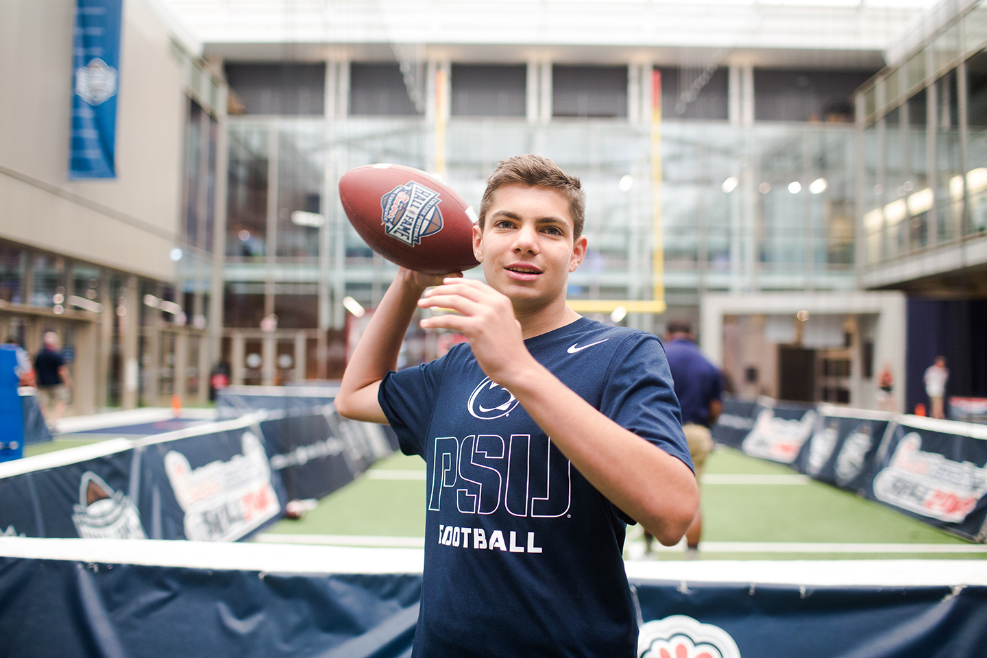 Mac Christman donned in Penn State at the College Football Hall of Fame